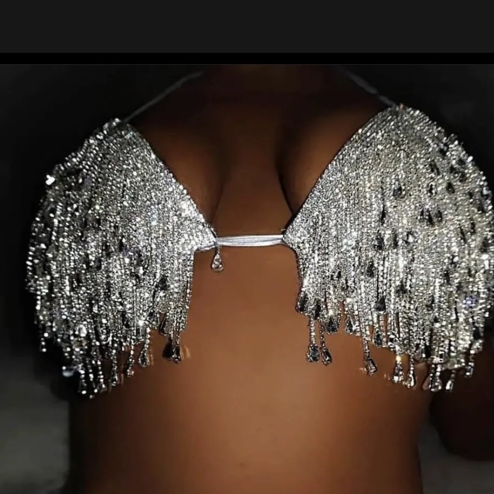 bling bra top.
